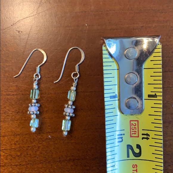 Handmade Glass and peridot beaded set - Picture 6 of 6